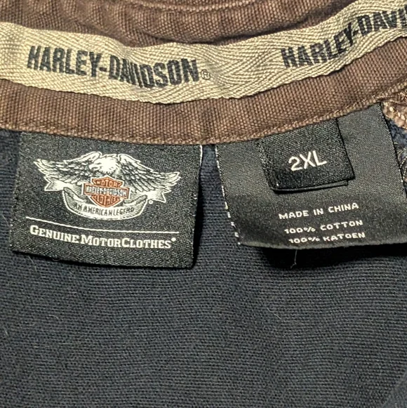 Harley-Davidson Men's 2X: Short Sleeve Button Up Shirt - Picture 7 of 7